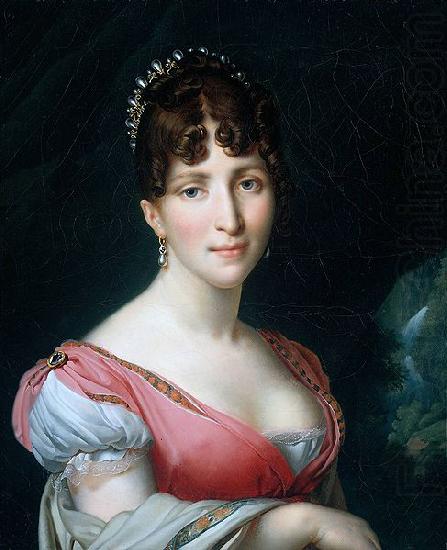 Anne-Louis Girodet de Roussy-Trioson Hortense de Beauharnais china oil painting image
